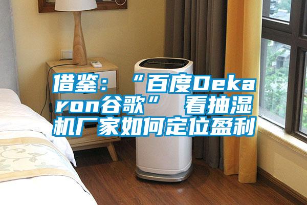 借鑒：“百度Dekaron谷歌” 看抽濕機廠家如何定位盈利