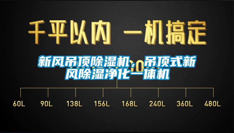 新風吊頂除濕機，吊頂式新風除濕凈化一體機