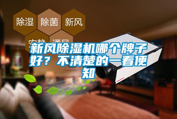 新風除濕機哪個牌子好？不清楚的一看便知