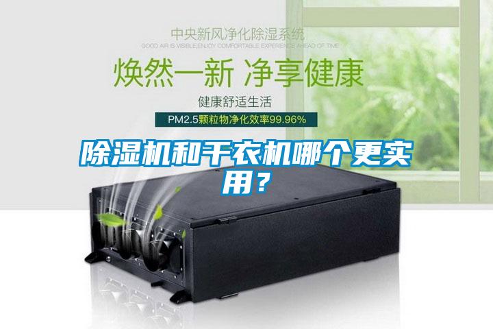 除濕機和干衣機哪個更實用？