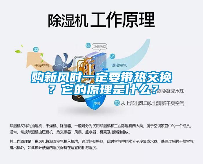 購新風時一定要帶熱交換？它的原理是什么？