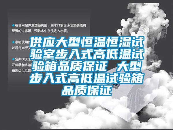 供應大型恒溫恒濕試驗室步入式高低溫試驗箱品質保證 大型步入式高低溫試驗箱品質保證