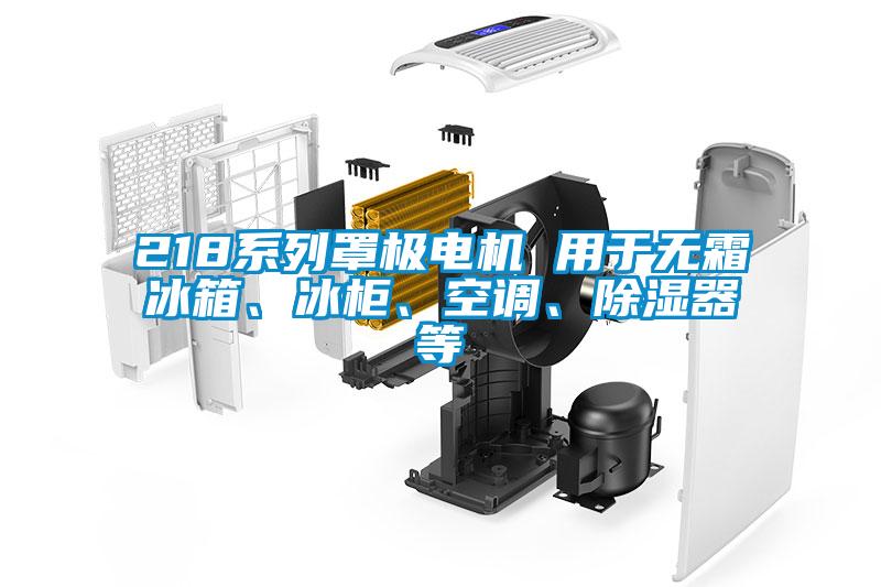 218系列罩極電機(jī) 用于無霜冰箱、冰柜、空調(diào)、除濕器等