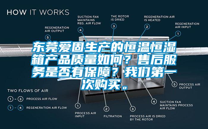 東莞愛固生產的恒溫恒濕箱產品質量如何？售后服務是否有保障？我們第一次購買。