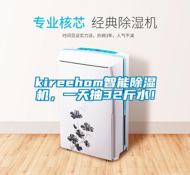 kireehom智能除濕機，一天抽32斤水！