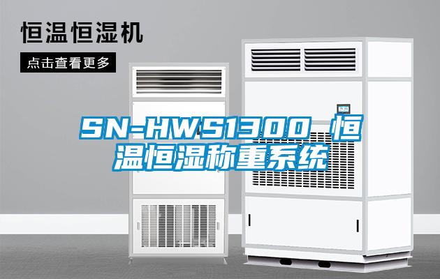 SN-HWS1300 恒溫恒濕稱重系統(tǒng)