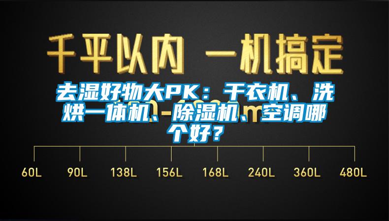 去濕好物大PK：干衣機、洗烘一體機、除濕機、空調哪個好？