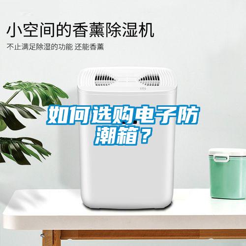 如何選購電子防潮箱？