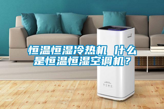 恒溫恒濕冷熱機 什么是恒溫恒濕空調機？