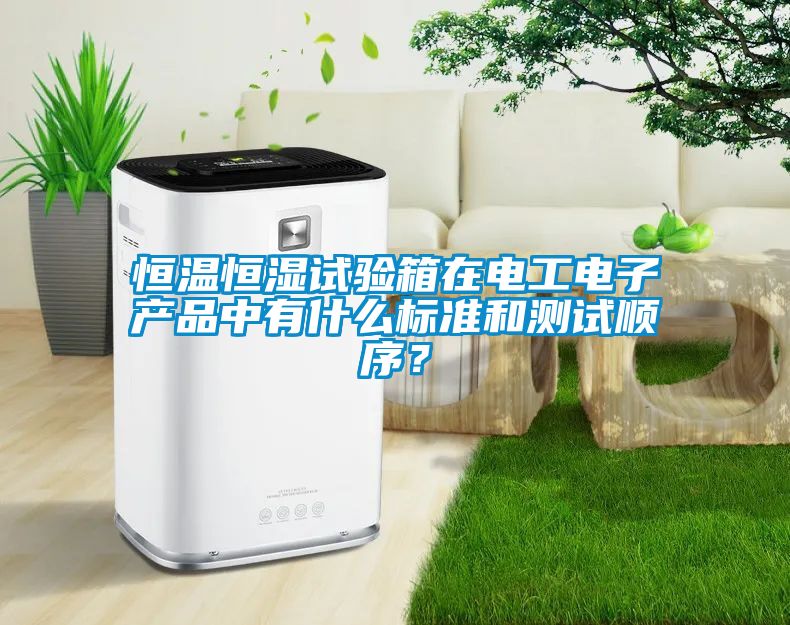 恒溫恒濕試驗箱在電工電子產(chǎn)品中有什么標(biāo)準(zhǔn)和測試順序？