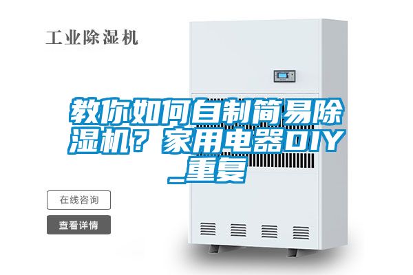 教你如何自制簡易除濕機？家用電器DIY_重復(fù)