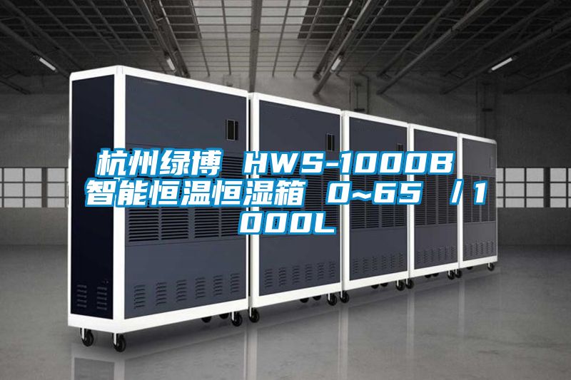 杭州綠博 HWS-1000B 智能恒溫恒濕箱 0~65℃／1000L