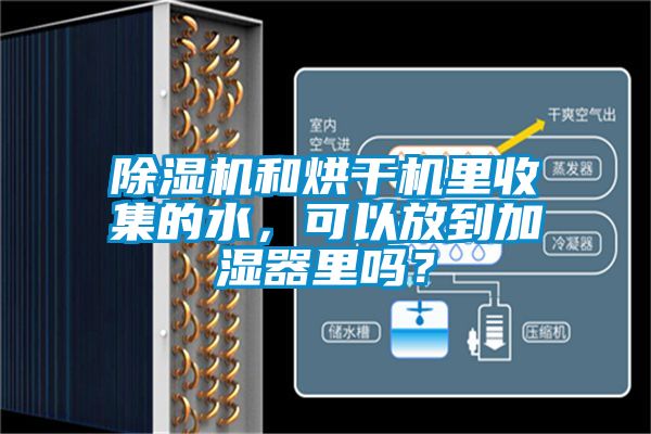 除濕機和烘干機里收集的水，可以放到加濕器里嗎？