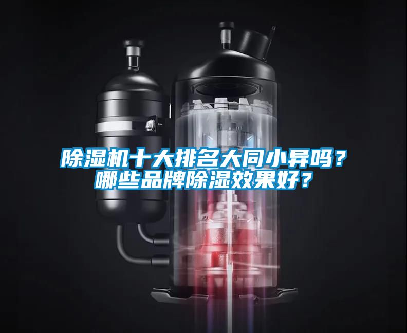 除濕機(jī)十大排名大同小異嗎？哪些品牌除濕效果好？