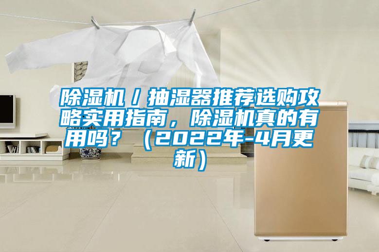 除濕機／抽濕器推薦選購攻略實用指南，除濕機真的有用嗎？（2022年-4月更新）