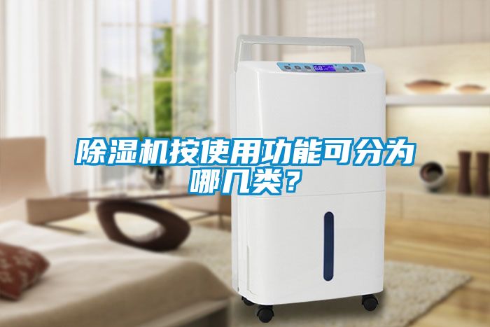 除濕機按使用功能可分為哪幾類？